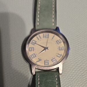 Tommy Bahama Green Strap Watch with Cream Dial